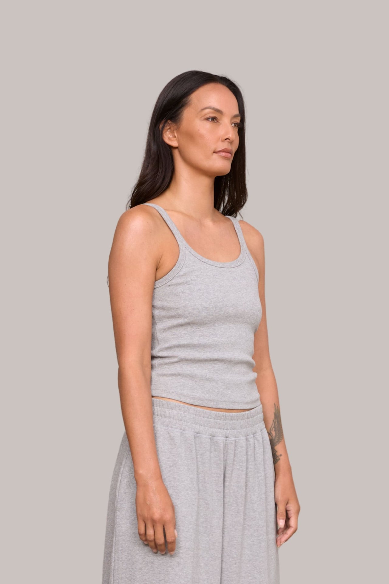 Womens Ribbed Singlet |