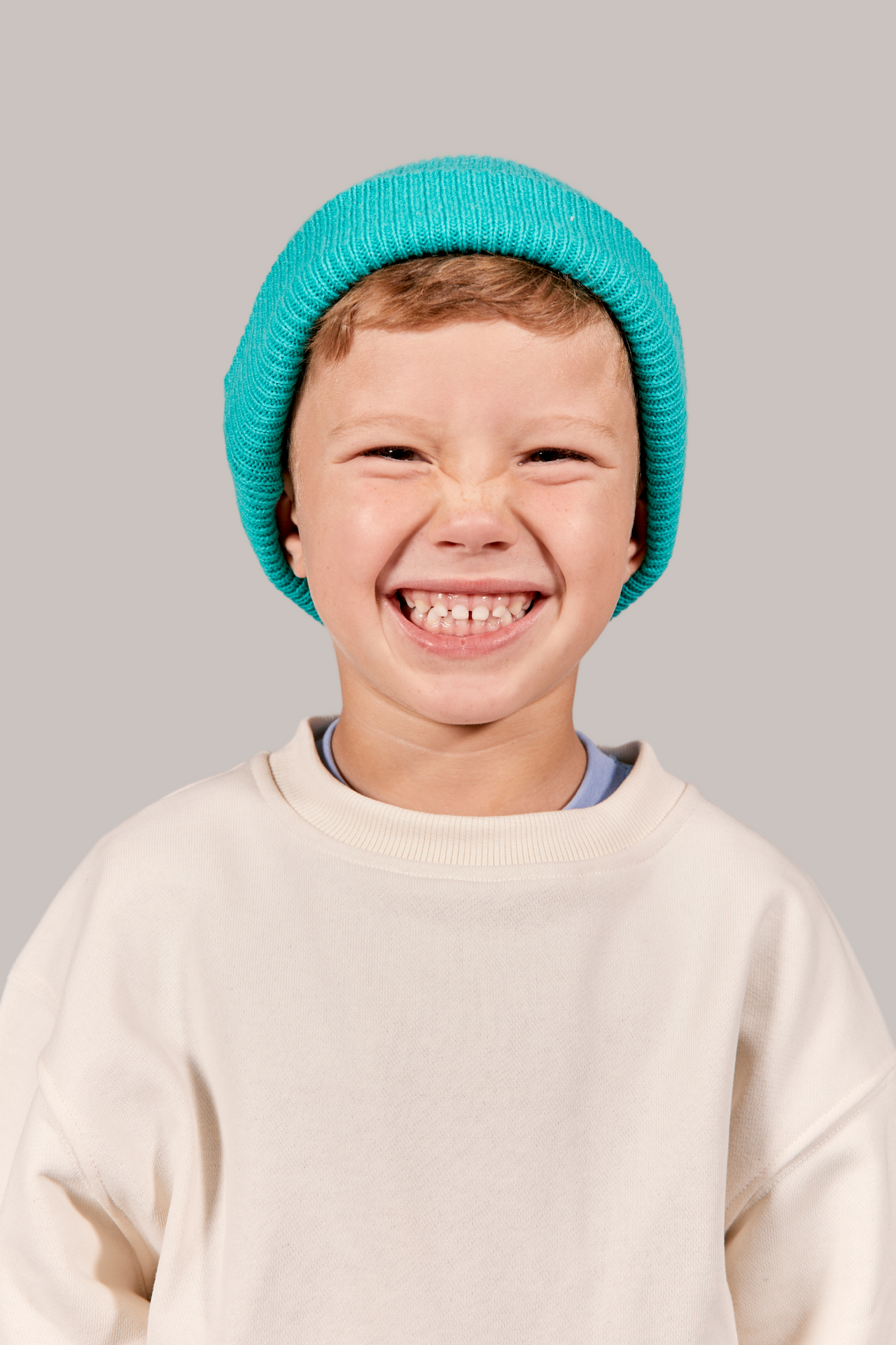 Kids Knit Fold Beanie | 504B