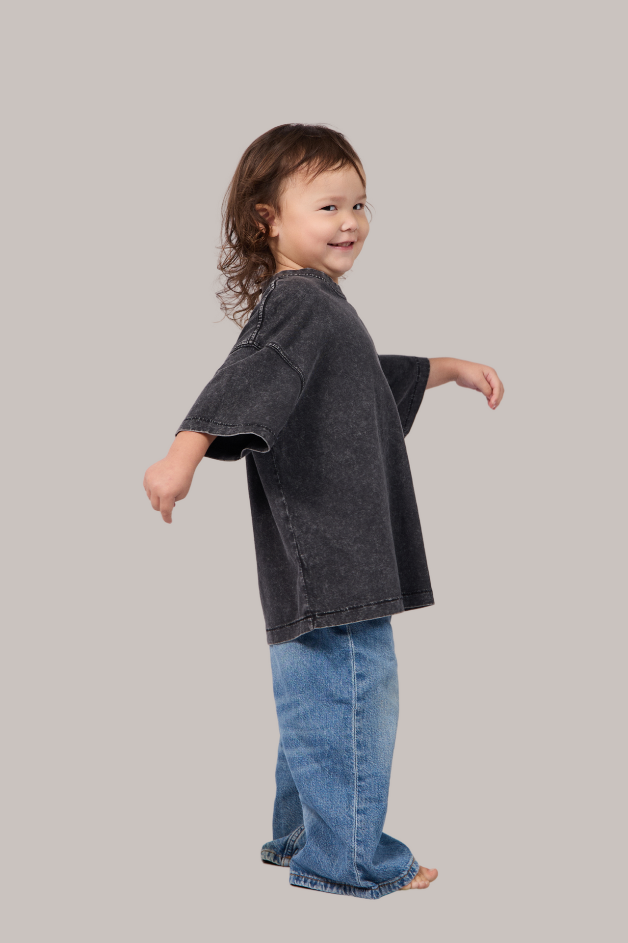 Kids Slouch Tee - Acid Wash | 401