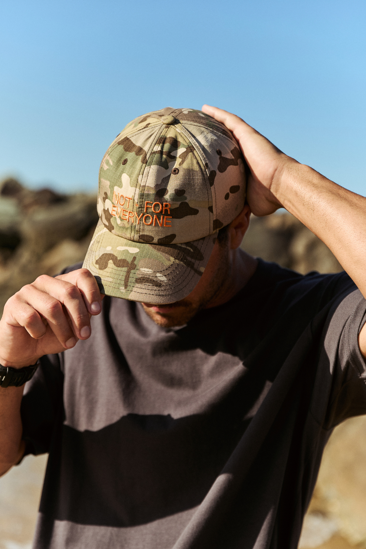 Not For Everyone Dad Cap, cotton twill