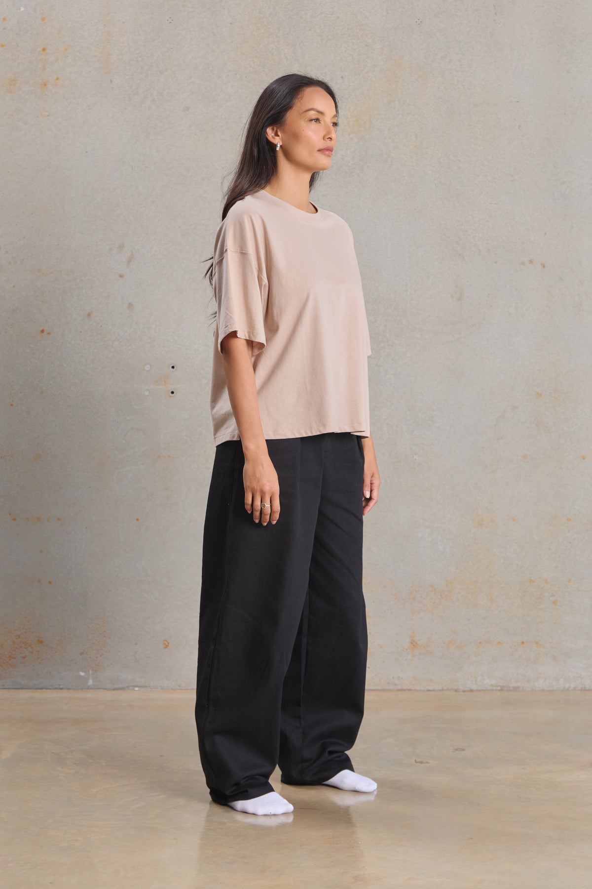 Womens Box Tee 200, 200gsm GOTS organic cotton