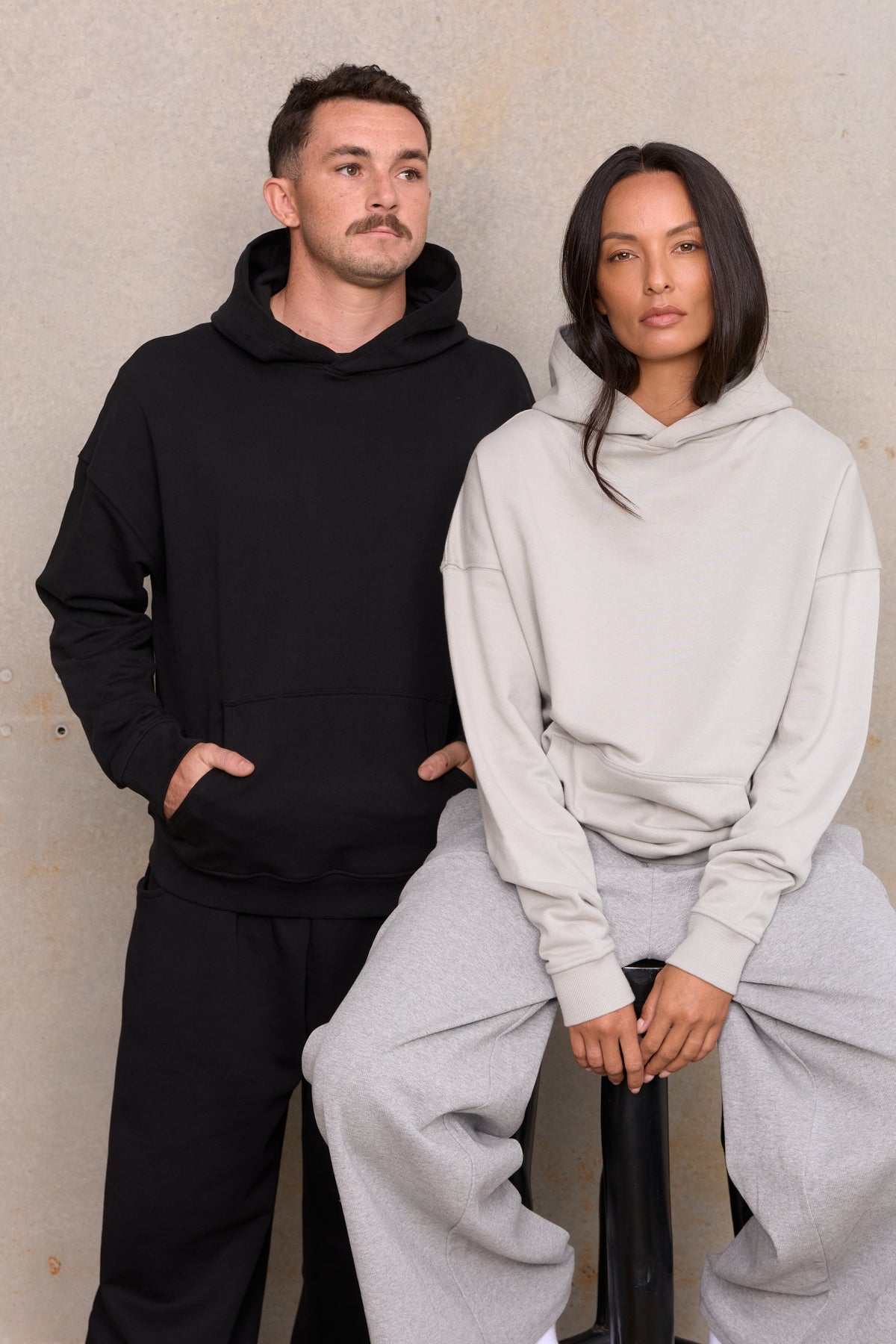 Box Hoodie 300, 350gsm cotton blank hoodie
