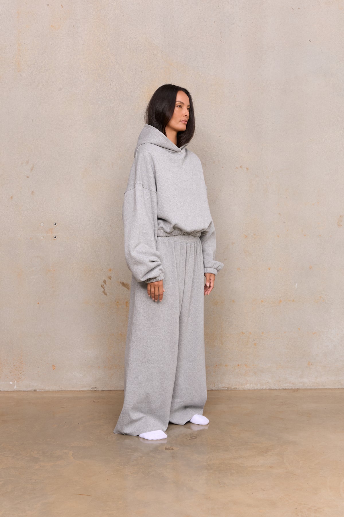 Womens Cropped Hoodie 205, 420gsm GOTS organic