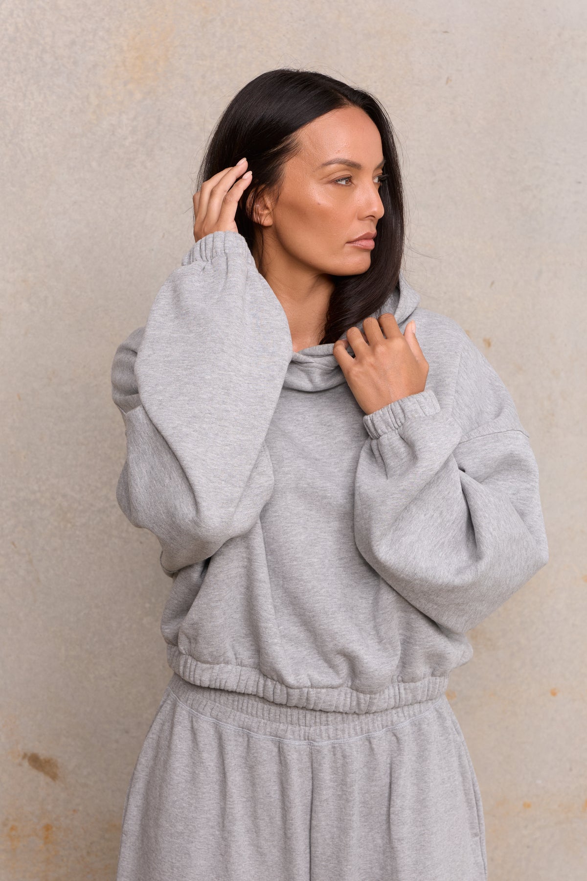 Womens Cropped Hoodie 205, 420gsm GOTS organic