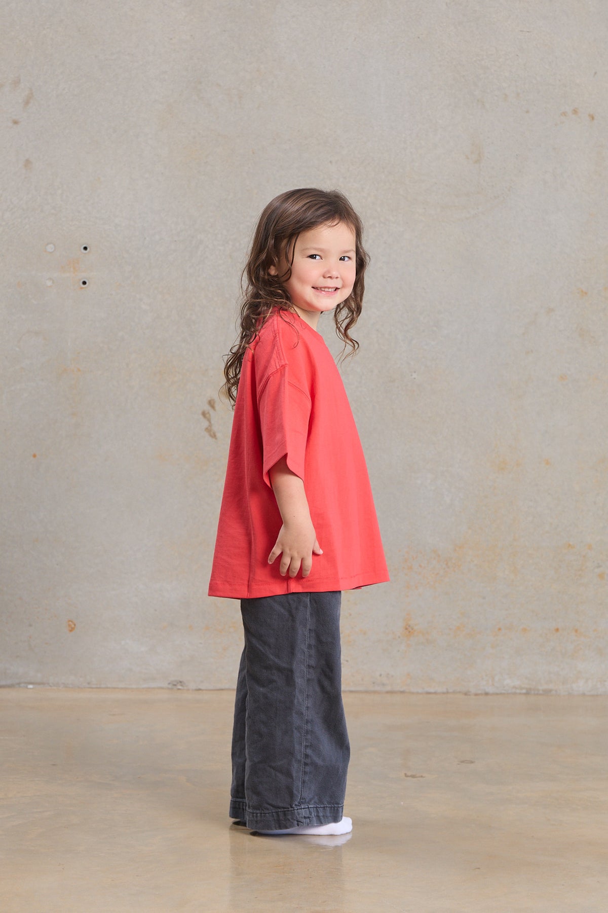 Kids Slouch Tee 401, organic cotton kids blank