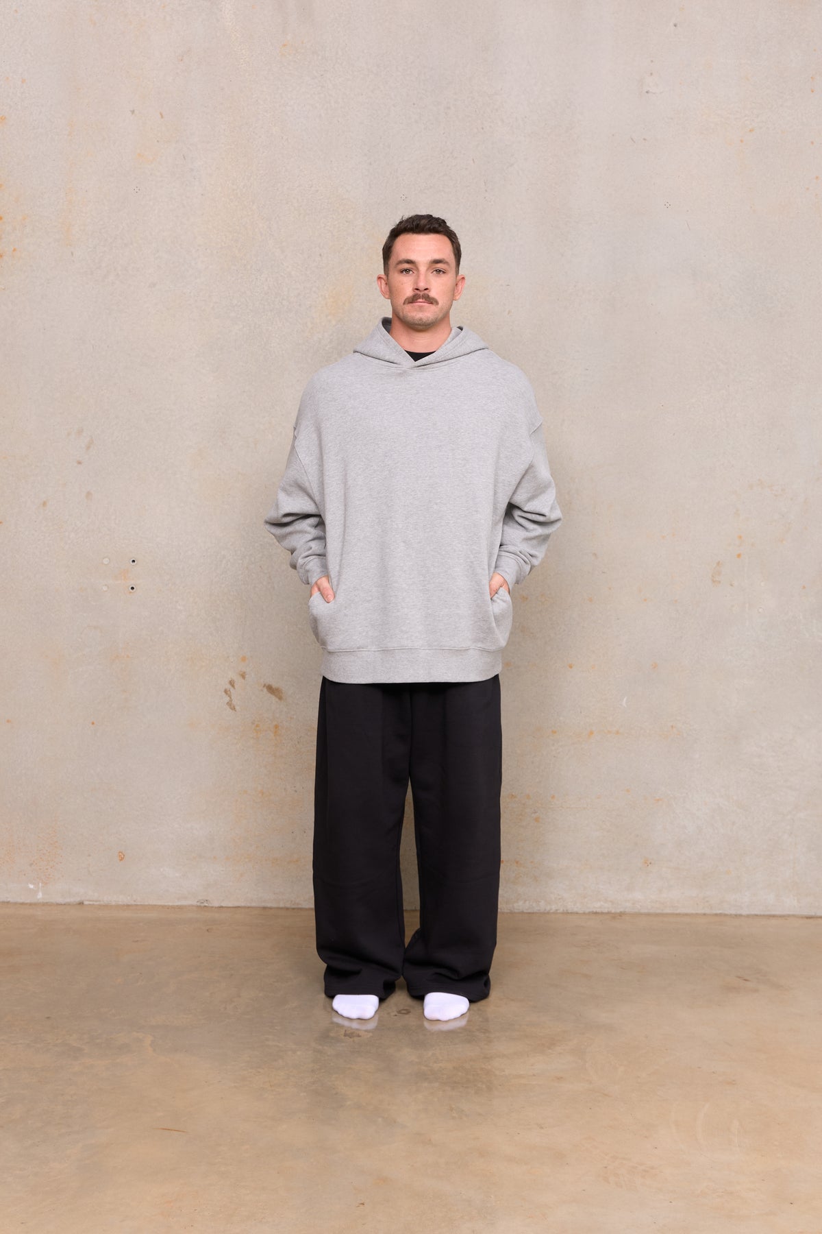 Longline Hoodie Fleece 301, 420gsm GOTS organic fleece