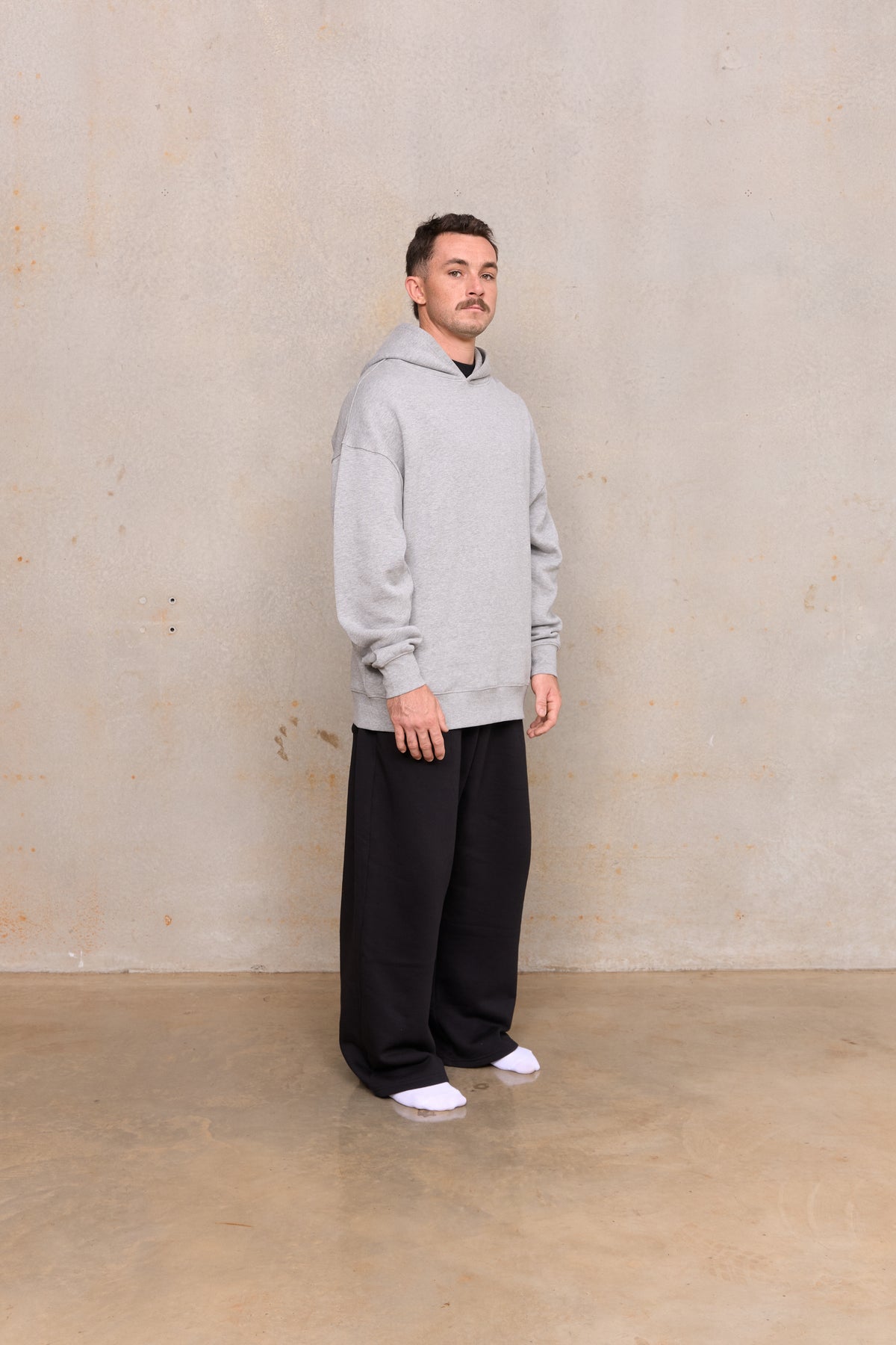 Longline Hoodie Fleece 301, 420gsm GOTS organic fleece