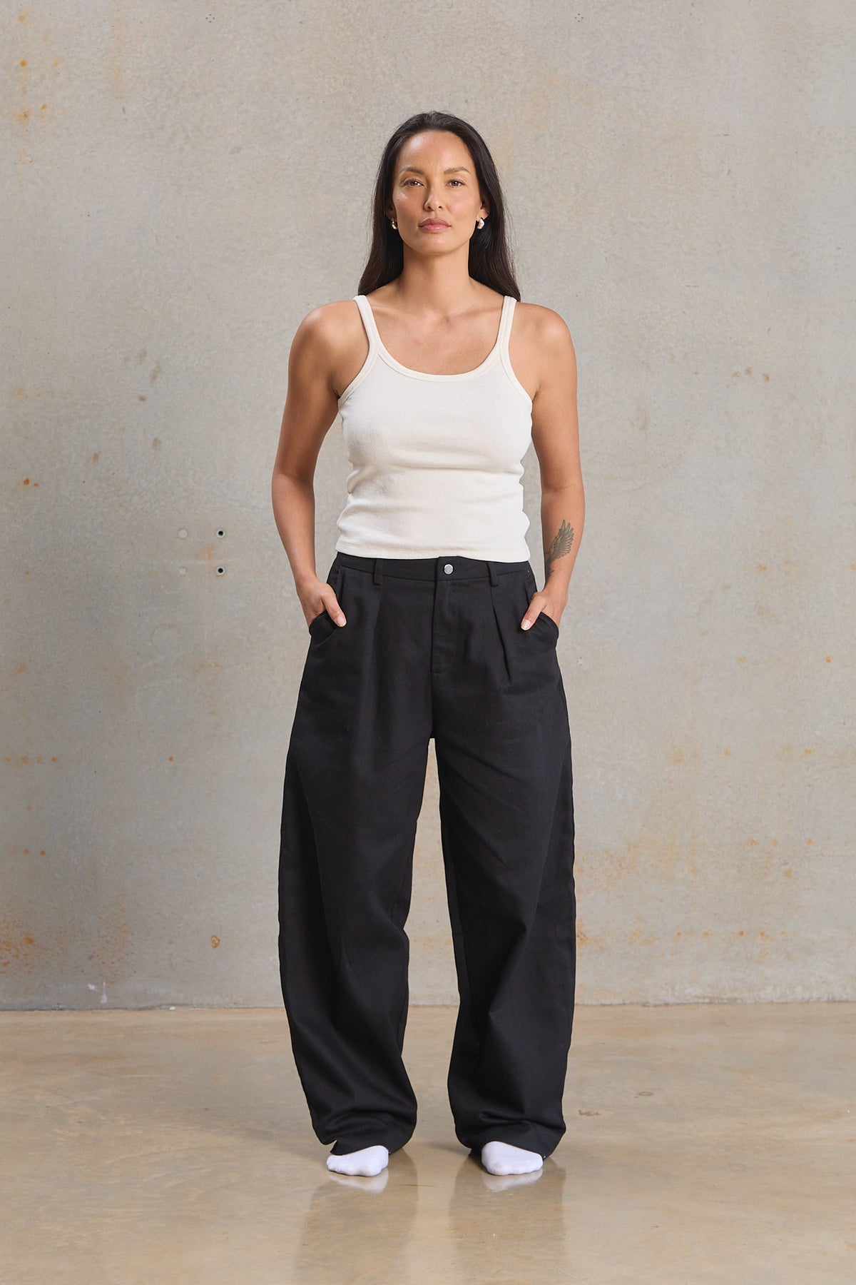 Womens Scoop Singlet 206, MINDFUL LUXE