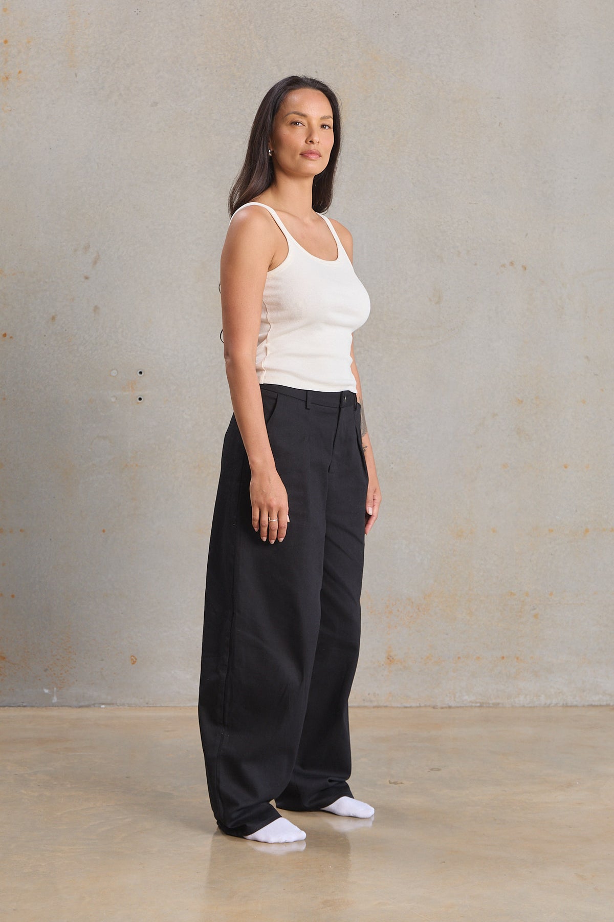 Womens Scoop Singlet 206, MINDFUL LUXE