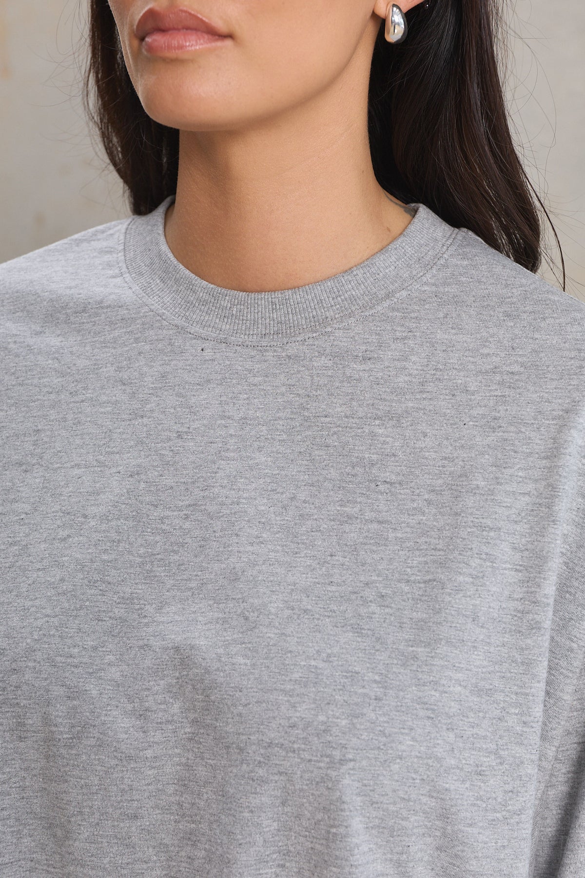 Womens Cropped Long Sleeve 207, GOTS organic