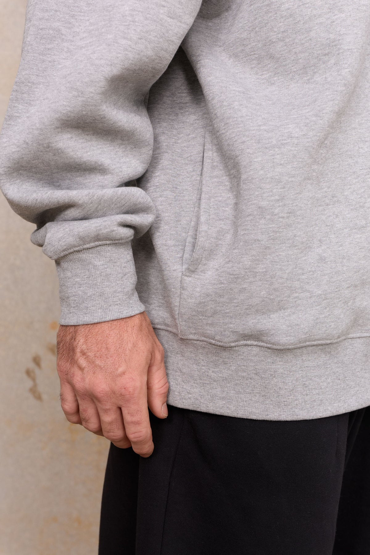 Longline Hoodie Fleece 301, 420gsm GOTS organic fleece